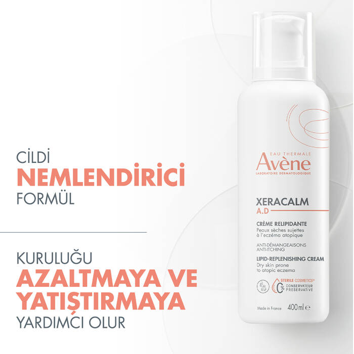 Avene XeraCalm AD Lipid-Replenishing Creme Atopiye Eğilimli Ciltler için Nemlendirici Krem 400 ml - 5