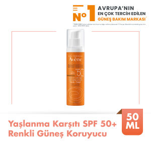 Avene Yaşlanma Karşıtı SPF 50+ Renkli Güneş Koruyucu 50 ml - 1