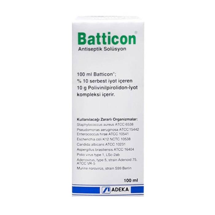 Batticon Antiseptik Solüsyon 100 ml - 1