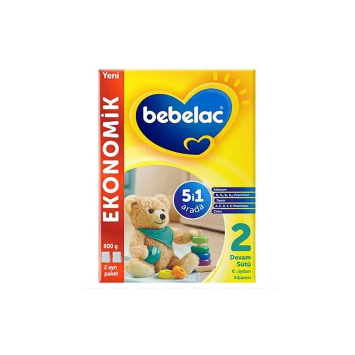 Bebelac 2 Numara Devam Sütü 6+ Ay 800 gr - 1