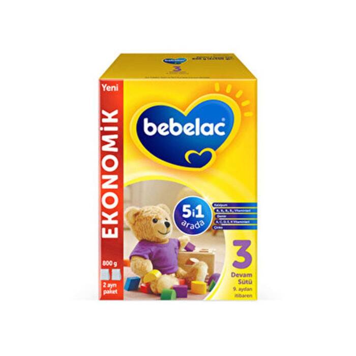 Bebelac 3 Çocuk Devam Sütü 9 Ay+ 800 gr - 1