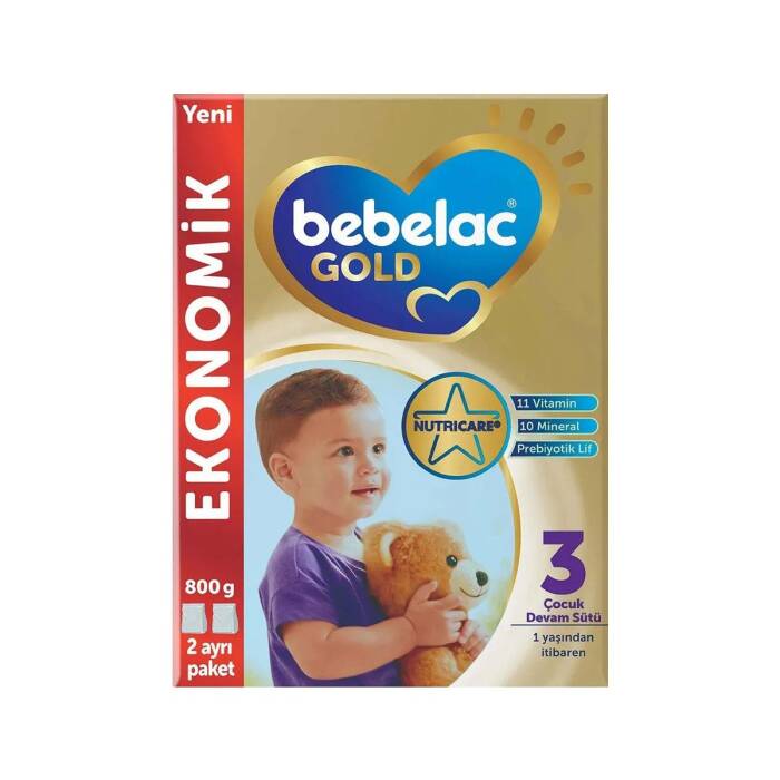 Bebelac Gold 3 Numara Devam Sütü 9+ Ay 800 gr - 1