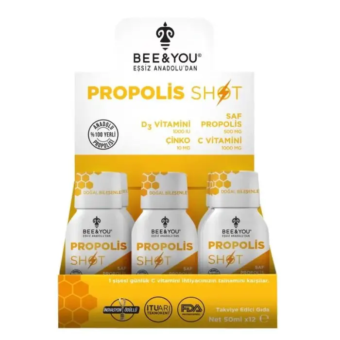 Bee & You Propolis PhenoliX-Shot 12*50 ml - 2