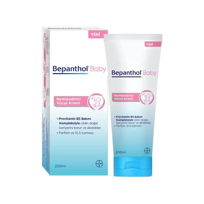 Bepanthol Baby Nemlendirici Vücut Kremi 200 ml - 1