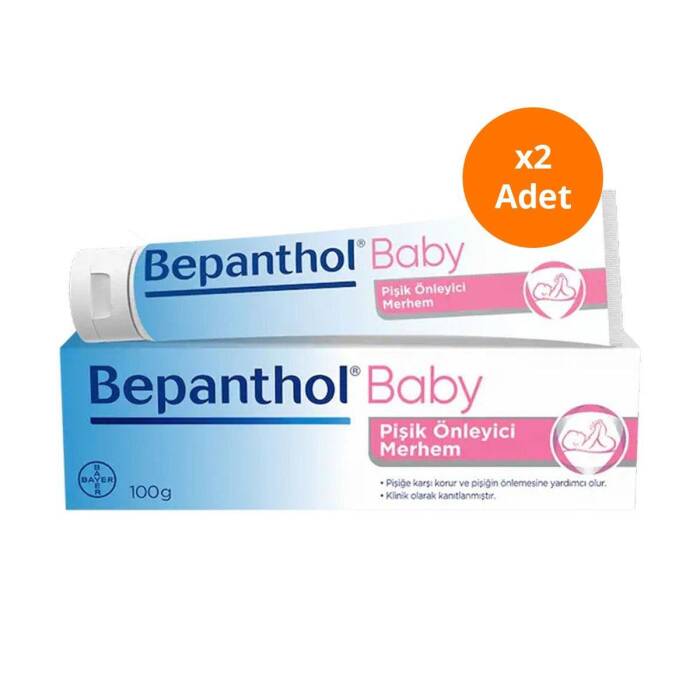 Bepanthol Baby Pişik Önleyici Merhem 100 g x 2 Adet - 1