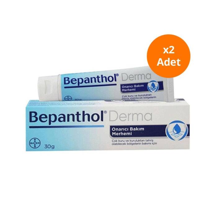 Bepanthol Derma Onarıcı Bakım Merhemi 30 gr x 2 Adet - 1