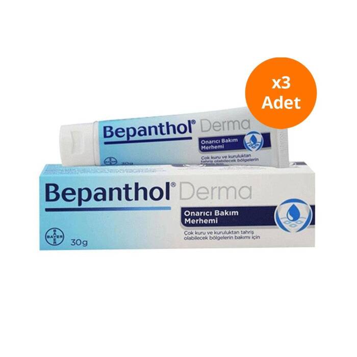 Bepanthol Derma Onarıcı Bakım Merhemi 30 gr x 3 Adet - 1