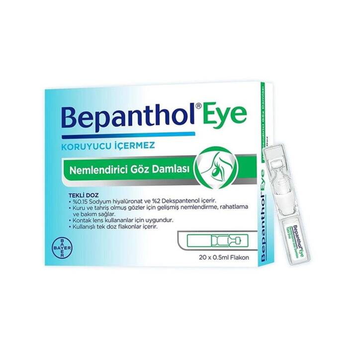 Bepanthol Eye Göz Damlası 0,5 ml x 20 Flakon - 1