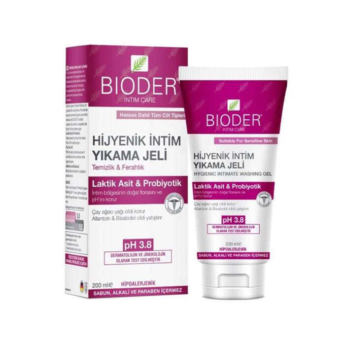 Bioder Hijyenik İntim Yıkama Jeli 200 ml - 1