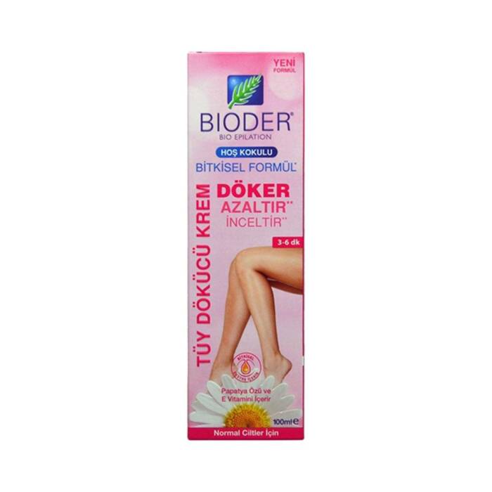 Bioder Normal Ciltler İçin Tüy Dökücü Krem Vücut Bölgesi 100 ml - Tüy Azaltıcı Etki - 1