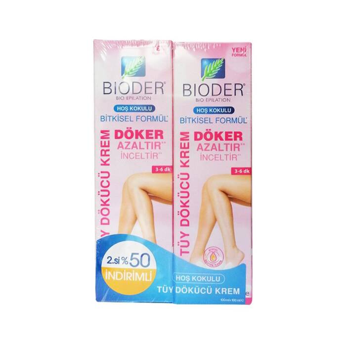 Bioder Tüy Dökücü Krem 2x100 ml - Tüy Azaltıcı Etki - 1