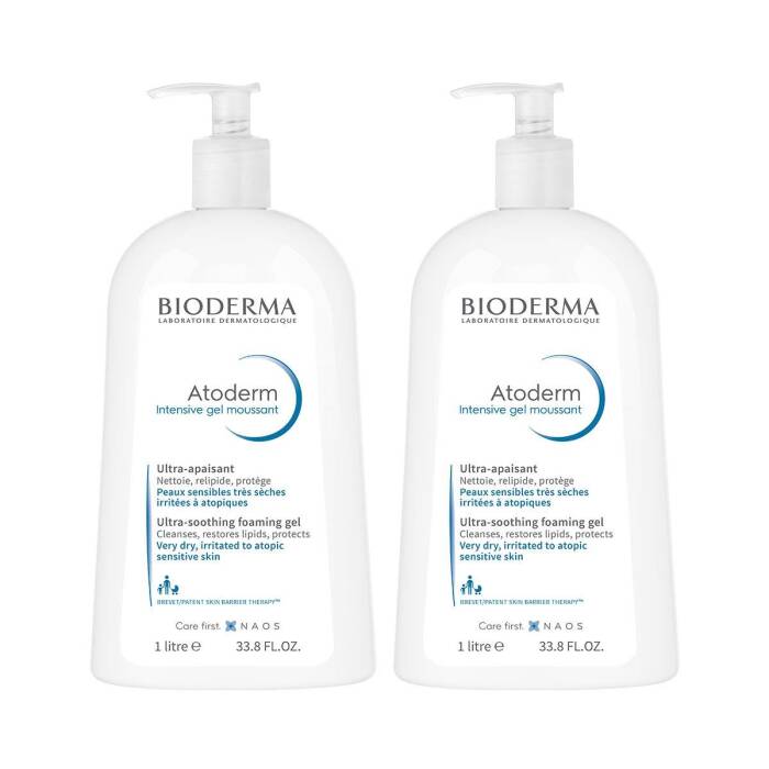 Bioderma Atoderm Intensive Foaming Gel 1 lt x 2 Adet - 1