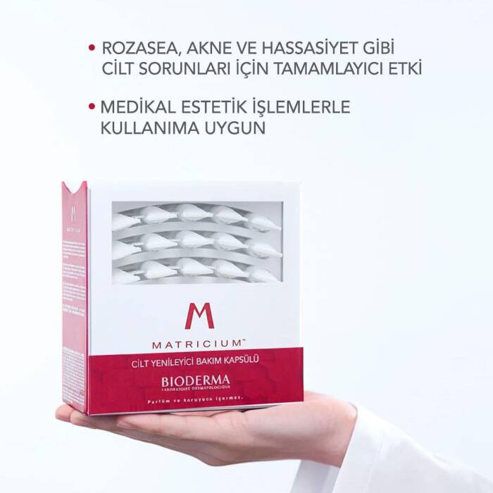 Bioderma Matricium Cilt Yenileyici Bakım Kapsülü 30 x 1 ml - 4