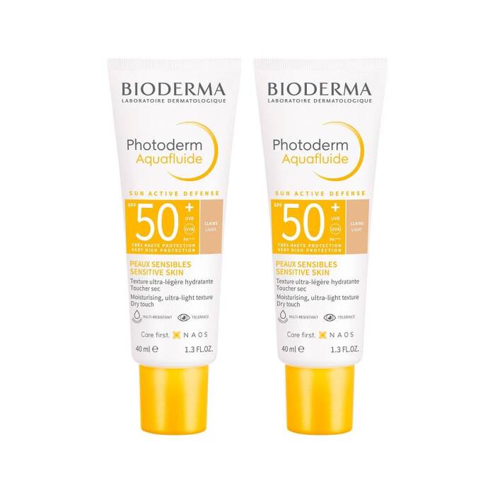 Bioderma Photoderm Aquafluide SPF50+ Light 40 ml x 2 Adet - 1