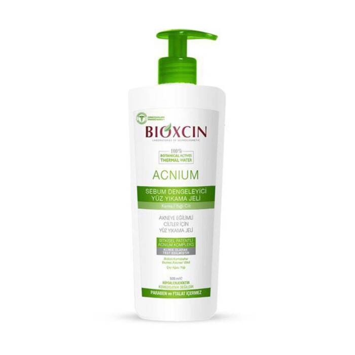 Bioxcin Acnium Sebum Dengeleyici Yüz Yıkama Jeli 500 ml - 1