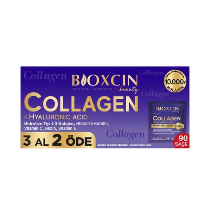 Bioxcin Beauty Collagen & Hyaluronic Acid 10.000 mg 90 Saşe - 1