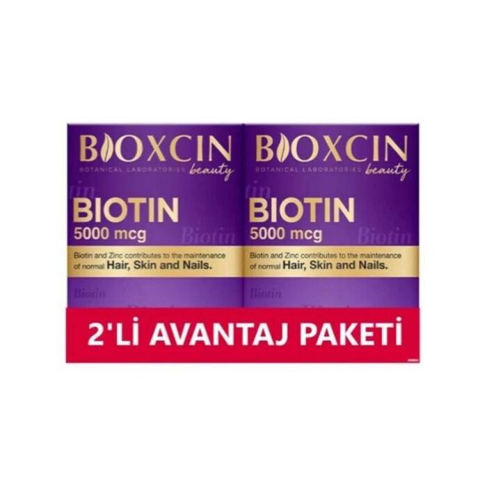 Bioxcin Biotin 5000 mcg 30 Tablet - 1 Alana 1 Bedava - 1