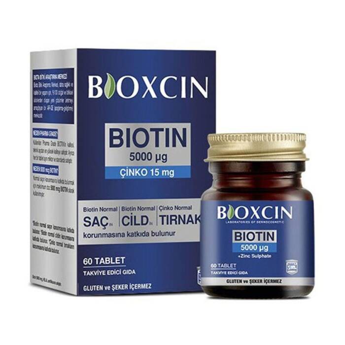 Bioxcin Biotin 5000 Mcg 60 Tablet - 1