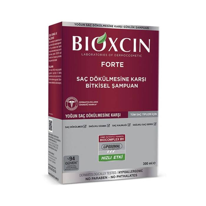 Bioxcin Forte Yoğun Dökülme Karşıtı Şampuan (Tüm Saç Tipleri İçin) 300 ml - 1