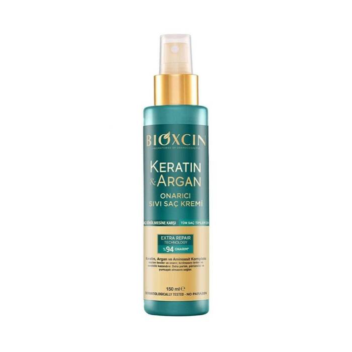 Bioxcin Keratin & Argan Onarıcı Sıvı Saç Kremi 150 ml - 1