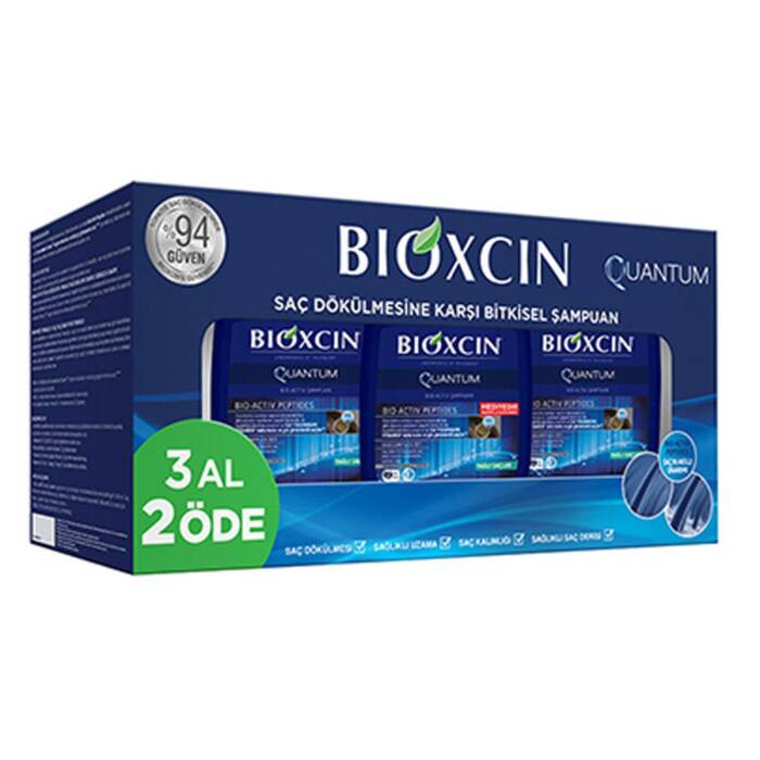 Bioxcin Quantum Şampuan (Yağlı Saçlar İçin) 300 ml - 3 Al 2 Öde - 1