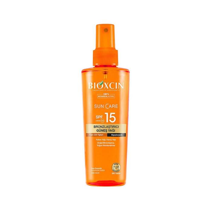 Bioxcin Sun Care Bronzlaştırıcı Güneş Yağı SPF15 200 ml - 1