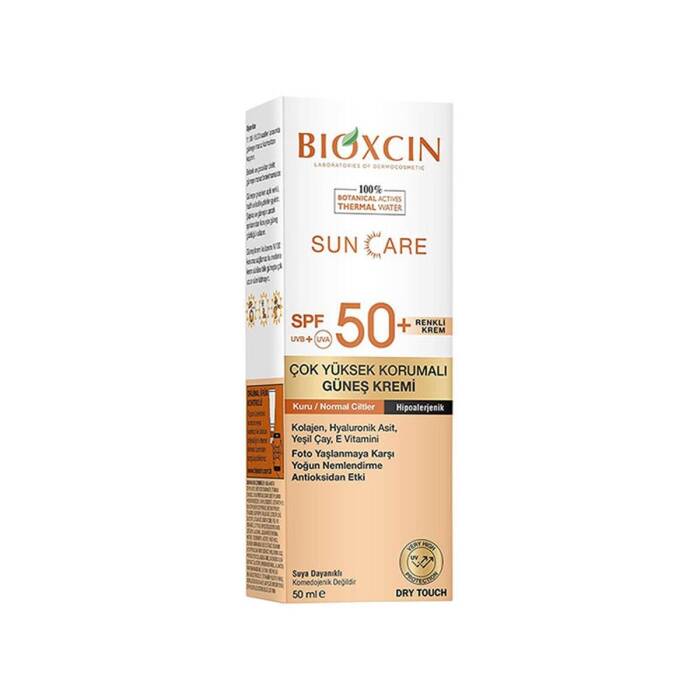 Bioxcin Sun Care Kuru Ciltler İçin SPF50+ Güneş Kremi 50 ml - Renkli - 1