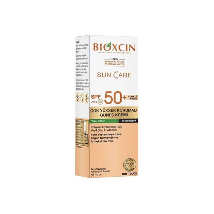 Bioxcin Sun Care Yağlı Ciltler İçin SPF50+ Güneş Kremi 50 ml - Renkli - 1