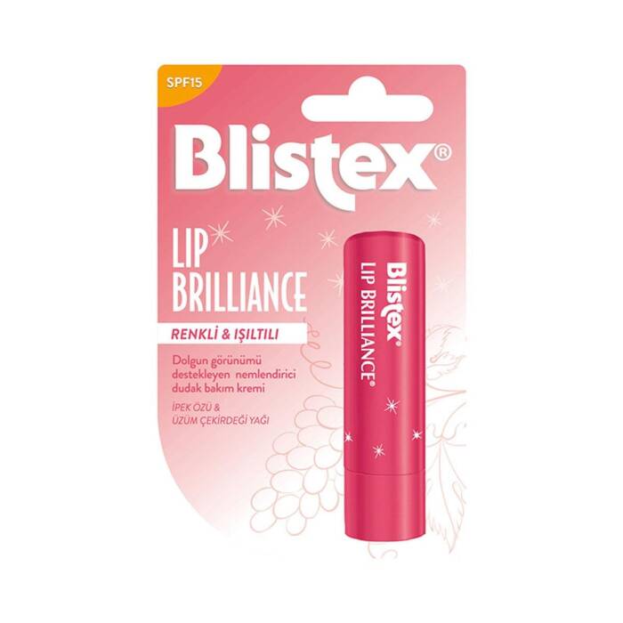 Blistex Lip Brilliance SPF15 Renkli ve Işıltılı Nemlendirici Dudak Bakım Kremi 3.7 gr - 1