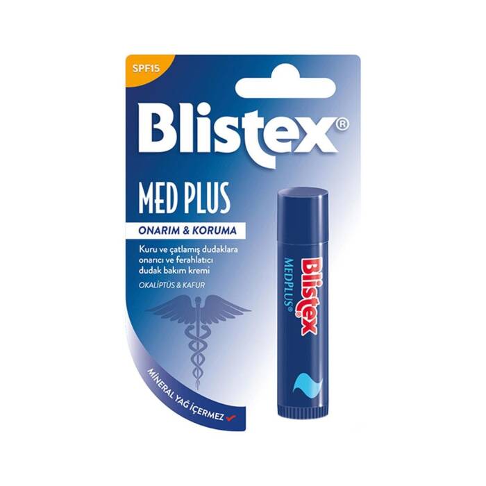 Blistex MedPlus SPF15 Kuru ve Çatlamış Dudaklara Stick Dudak Bakım Kremi 4.25 ml - 1