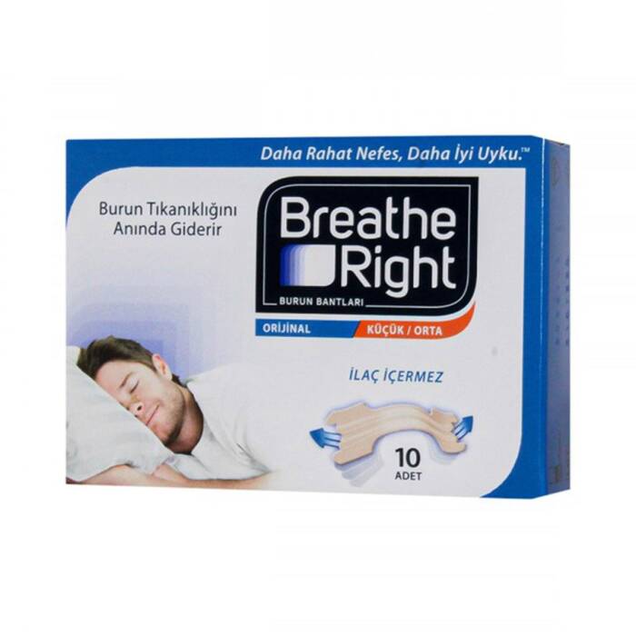 Breathe Right Klasik Normal Boy Burun Bandı 10'lu - 1