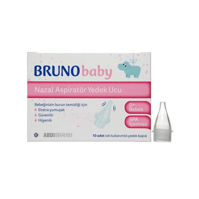 Bruno Baby Nazal Aspiratör Yedek Ucu 10 Adet - 1