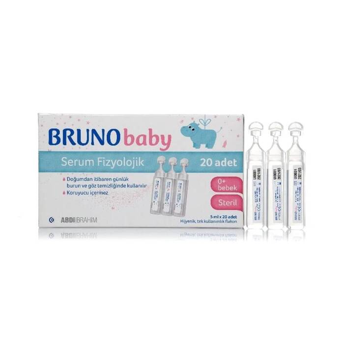 Bruno Baby Serum Fizyolojik Damla 5 ml x 20 Flakon - 1