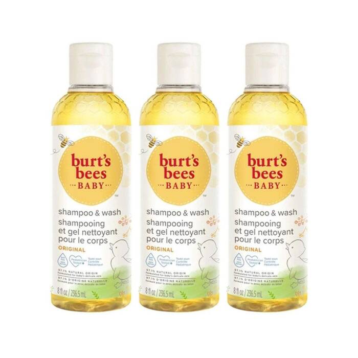 Burt's Bees Baby Bebek Saç ve Vücut Sampuanı 236.5 ml x3 Adet - 1