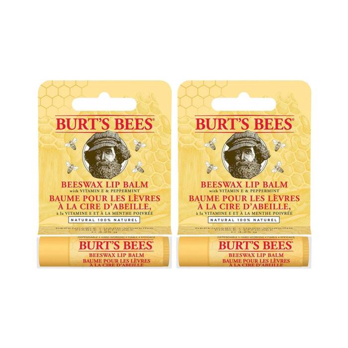 Burt's Bees Lip Balm Beeswax Nane Ferahlığı Dudak Bakım Kremi 4.25 gr x2 Adet - 1