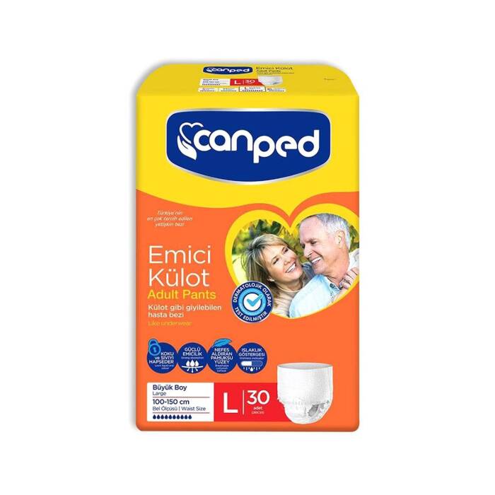 Canped Emici Külot Large Hasta Bezi 30 Adet - 1