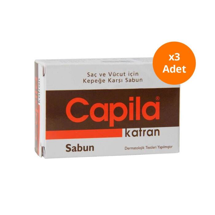 Capila Katranlı Sabun 90 gr 3'lü Paket - 1