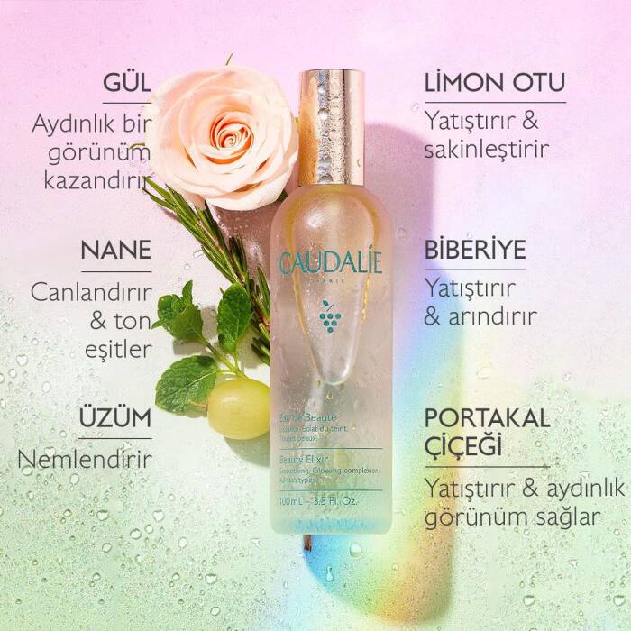 Caudalie Beauty Elixir Arındırıcı ve Işıltı Verici Üçlü Set - 6