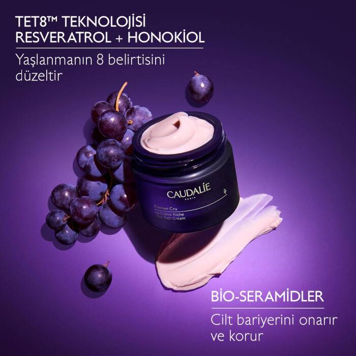 Caudalie Premier Cru Kapsamlı Yaşlanma Karşıtı Yoğun Bakım Kremi 50 ml - 4