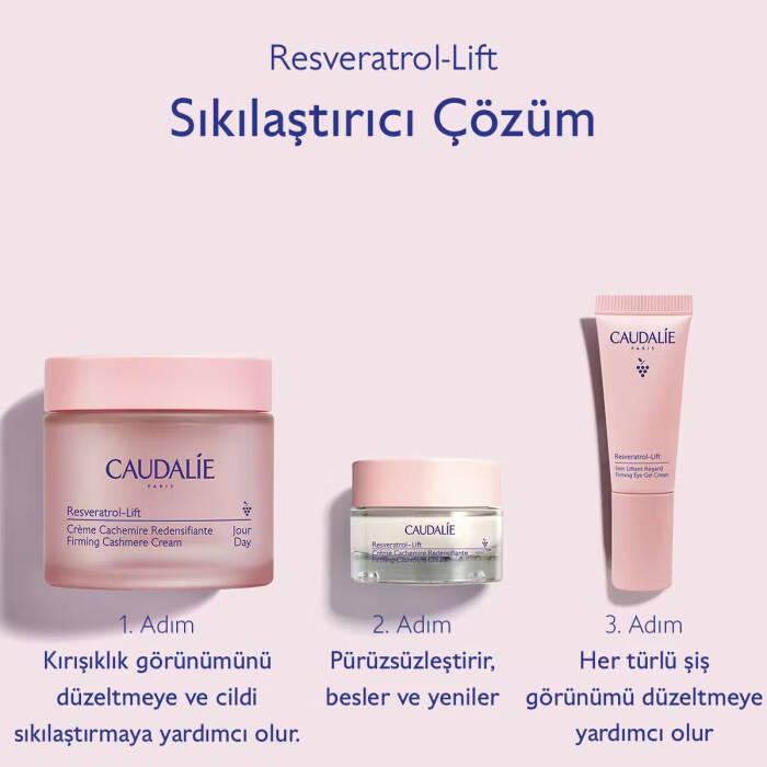 Caudalie Resveratrol-Lift Sıkılaştırıcı Çözüm Seti - 2 - 3