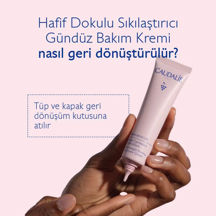 Caudalie Resveratrol-Lift Sıkılaştırıcı Etkili Hafif Dokulu Kaşmir Gündüz Bakım Kremi 40 ml - 8