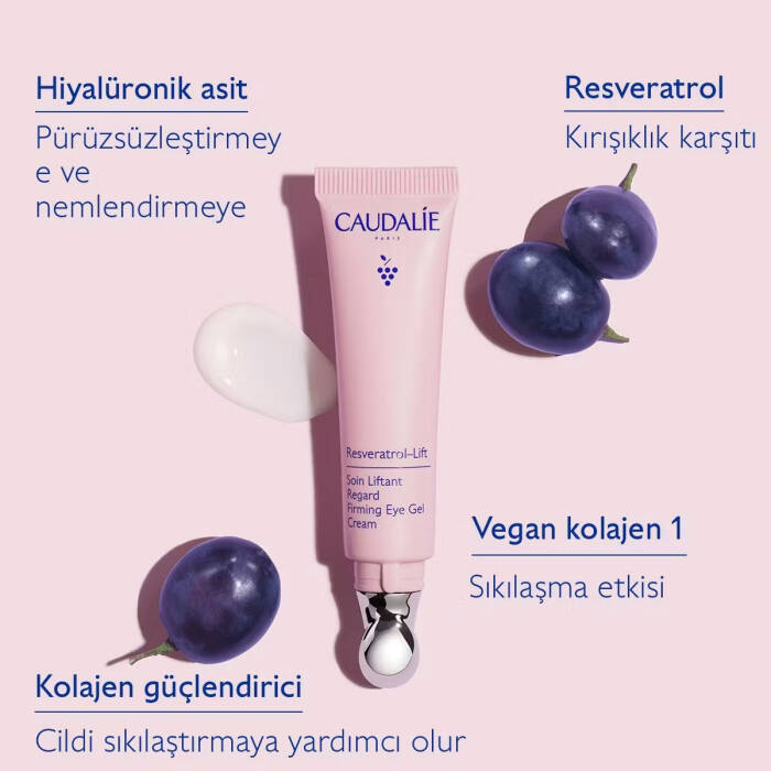 Caudalie Resveratrol-Lift Sıkılaştırıcı Jel Göz Bakım Kremi 15 ml - 5