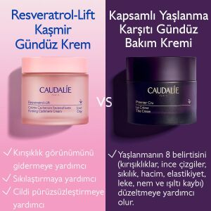 Caudalie Resveratrol-Lift Sıkılaştırıcı Kaşmir Gündüz Bakım Kremi - Yedek Kapsül 50 ml - 10