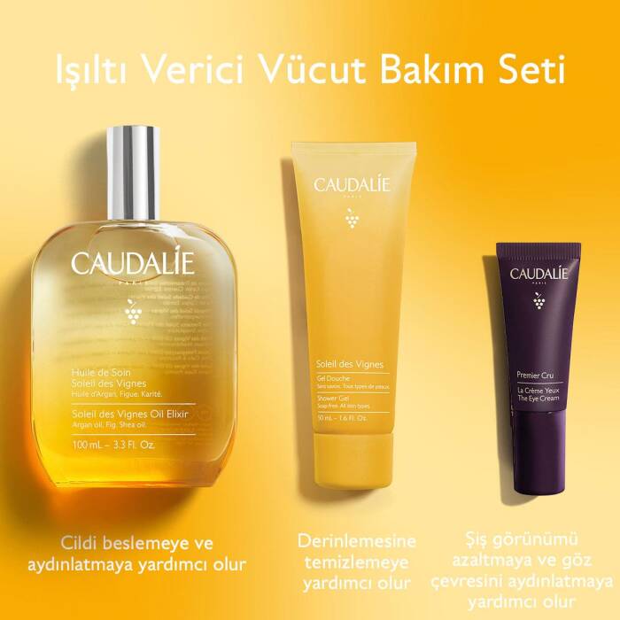 Caudalie Soleil des Vignes Işıltı Verici Vücut Bakım Seti - 3