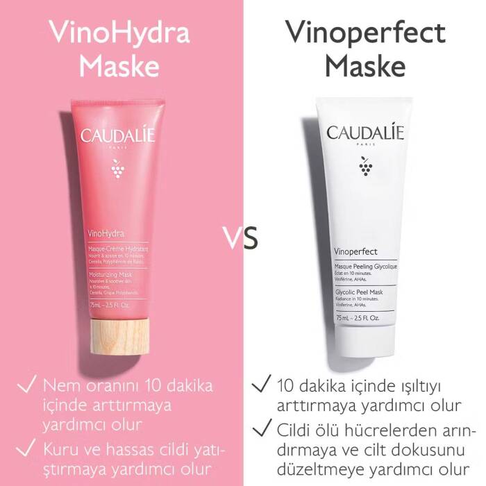 Caudalie VinoHydra Nem Maskesi 75 ml - 4