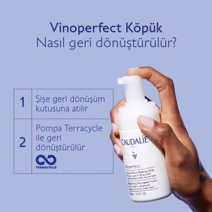 Caudalie Vinoperfect Işıltı Verici Mikro Peeling Temizleme Köpüğü 100 ml - 5