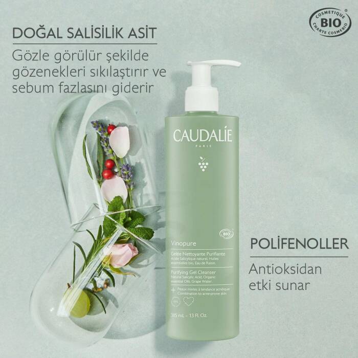 Caudalie Vinopure Arındırıcı Temizleme Jeli 385 ml - 4