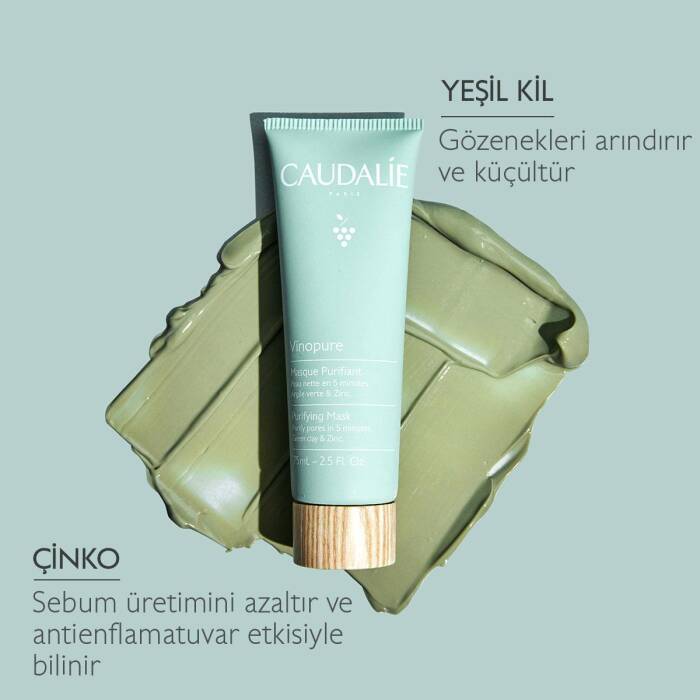 Caudalie Vinopure Hassas Kil Maskesi 75 ml - 4