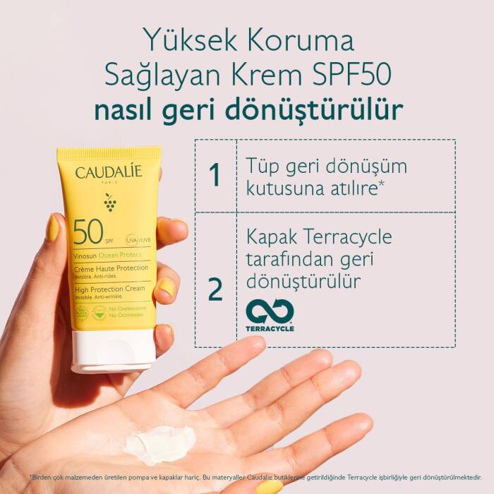 Caudalie Vinosun Protect Yüksek Koruma Sağlayan Güneş Koruyucu Krem SPF50 50 ml - 8