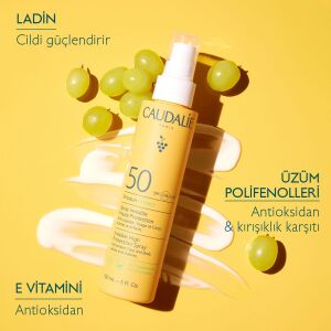 Caudalie Vinosun Protect Yüksek Koruma Sağlayan Güneş Spreyi SPF50 150 ml - 4